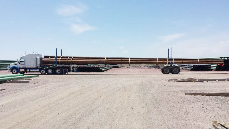 Steerable Extendable Pole Trailers Adams Trucking